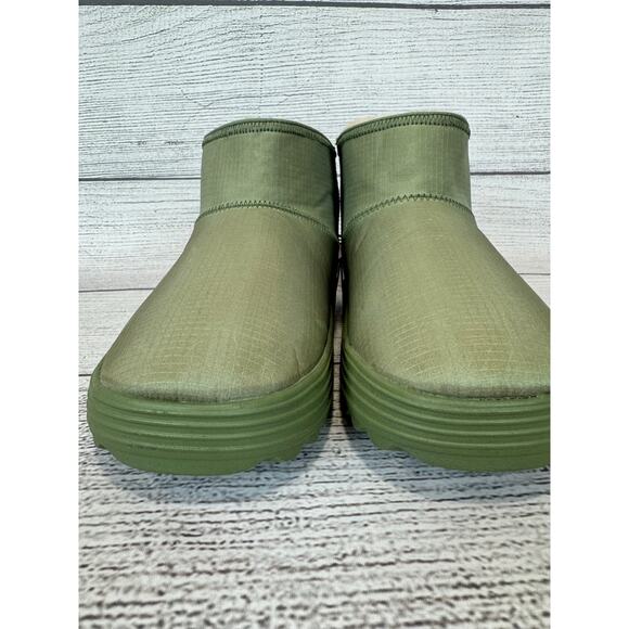 Roxy Women's Green Faux Fur Lined Pull On Booties Size 8 - Picture 8 of 10